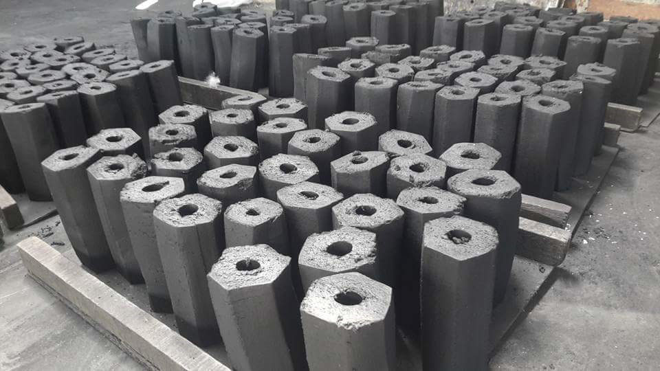 cetakan briket hexagonal