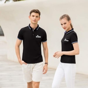 kaos berkerah untuk pria dan wanita