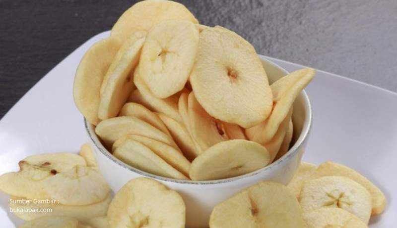 bahan membuat keripik apel