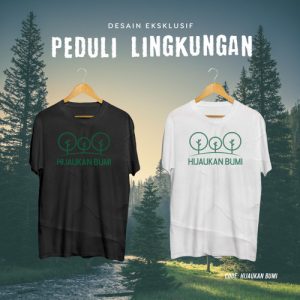 Sablon kaos ramah lingkungan