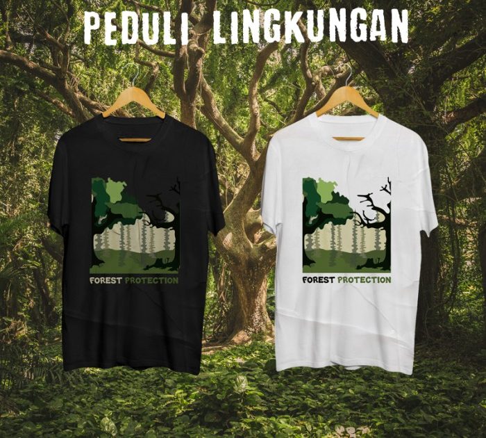 Sablon kaos ramah lingkungan