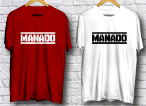 kaos manado unisex keren