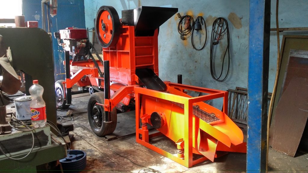 cara merawat mesin pemecah batu