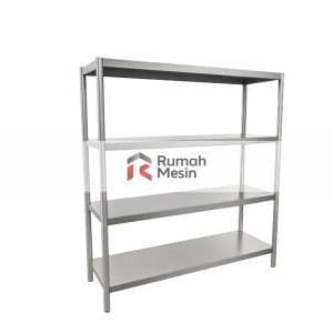 efisiensi ruang memakai rak stainless