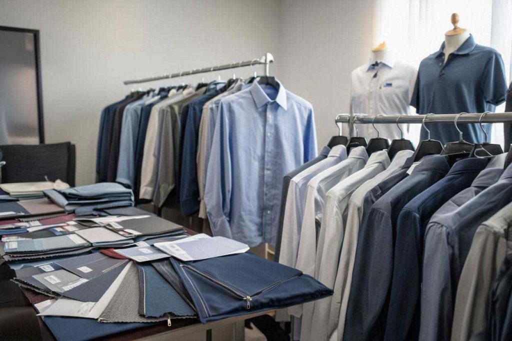 Pilihan seragam kerja perusahaan dengan berbagai kategori formal dan smart casual berkualitas tinggi